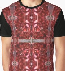 Red-Red pattern, non-contrast, as if glowing from the inside. Graphic T-Shirt