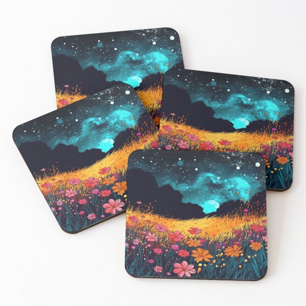 Item preview, Enchanted Wild Flowers in the Moonlight Cool Mesmerizing designed and sold by BrandonArtWorld.