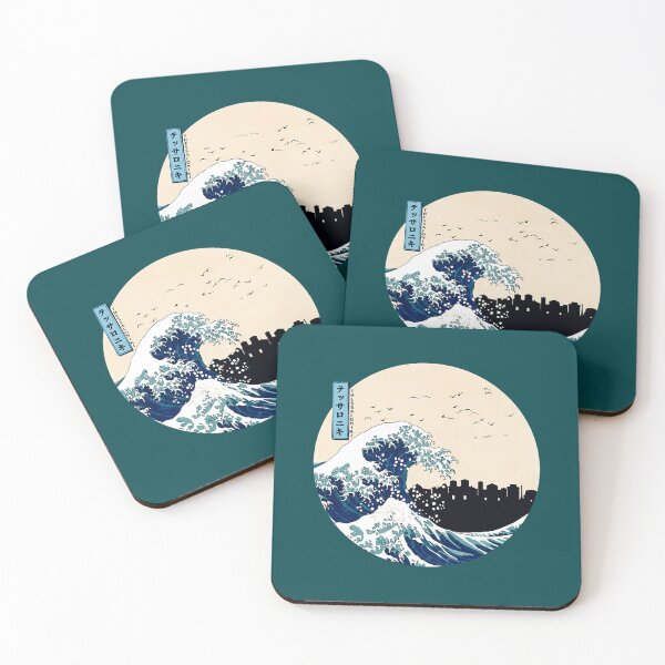 Item preview, Thessaloniki Kanagawa Wave  designed and sold by 2eggzProject.