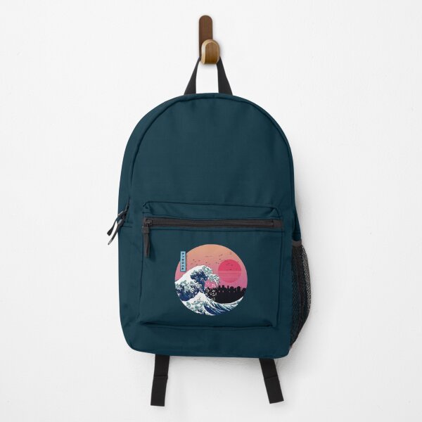 Item preview, Thessaloniki Kanagawa Wave Retro  designed and sold by 2eggzProject.