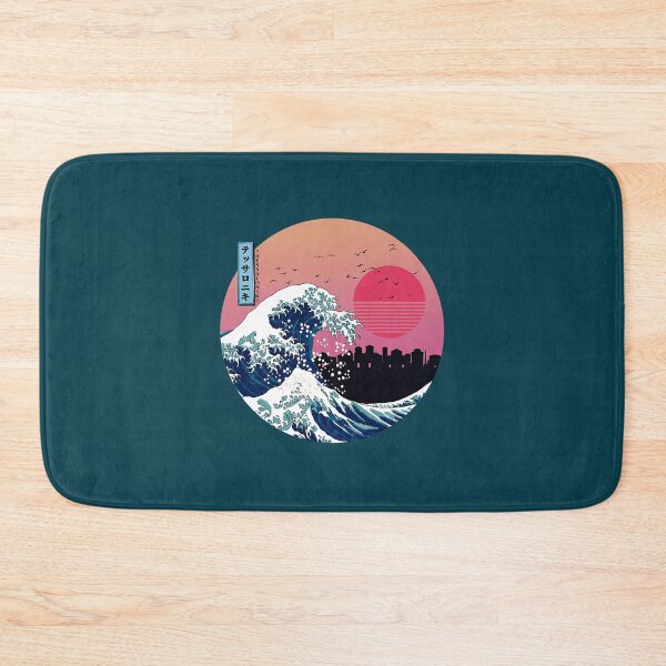 Item preview, Thessaloniki Kanagawa Wave Retro  designed and sold by 2eggzProject.