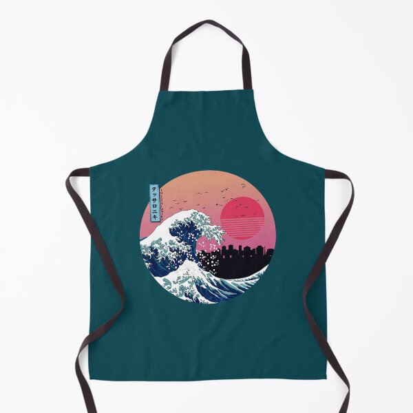 Item preview, Thessaloniki Kanagawa Wave Retro  designed and sold by 2eggzProject.