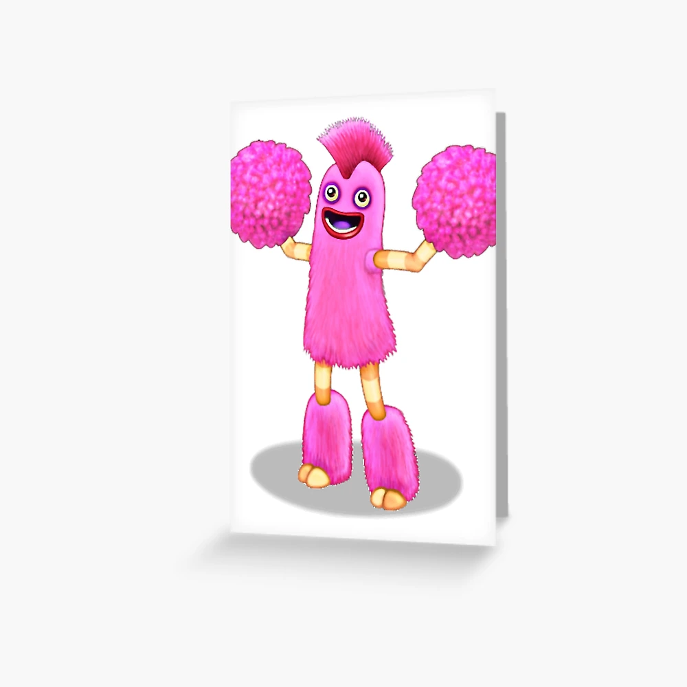 My Singing Monsters character Pompom | Greeting Card