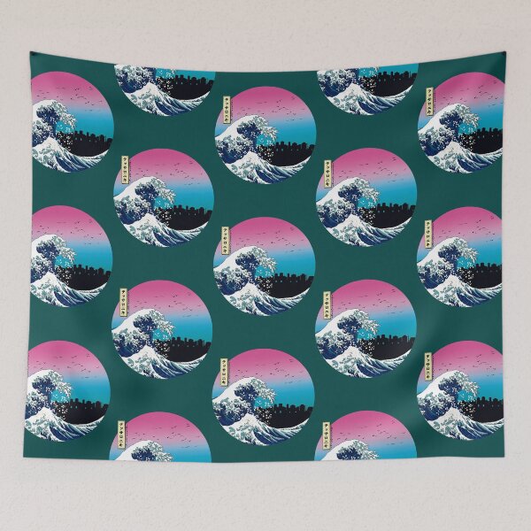 Item preview, Thessaloniki Kanagawa Wave 90s  designed and sold by 2eggzProject.