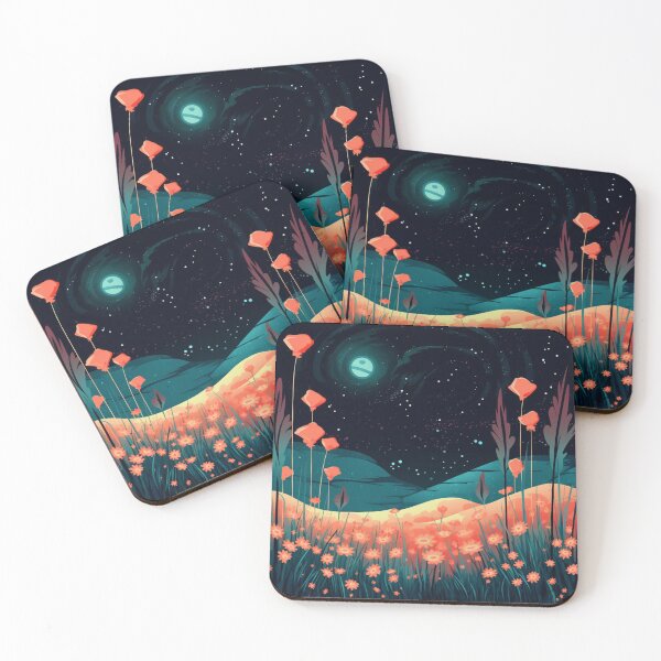 Item preview, Enchanted Wild Flowers in the Moonlight Cool Mesmerizing designed and sold by BrandonArtWorld.