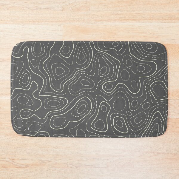 Item preview, Gray Topographic Pattern. designed and sold by Aetherier.