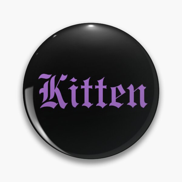 Item preview, Kitten Rich Lavender Gothic Text designed and sold by Ninjakandy.