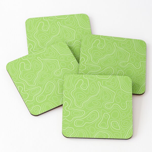 Item preview, Green Topographic Pattern. designed and sold by Aetherier.