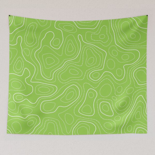 Item preview, Green Topographic Pattern. designed and sold by Aetherier.