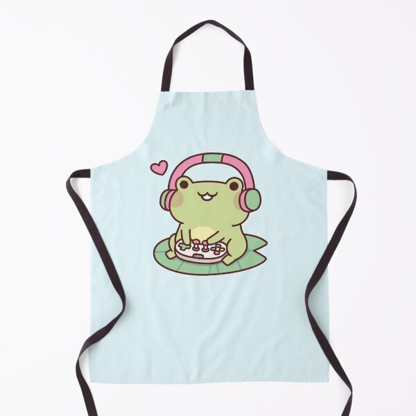 Item preview, Cute Gamer Frog Loves Playing Video Games designed and sold by rustydoodle.