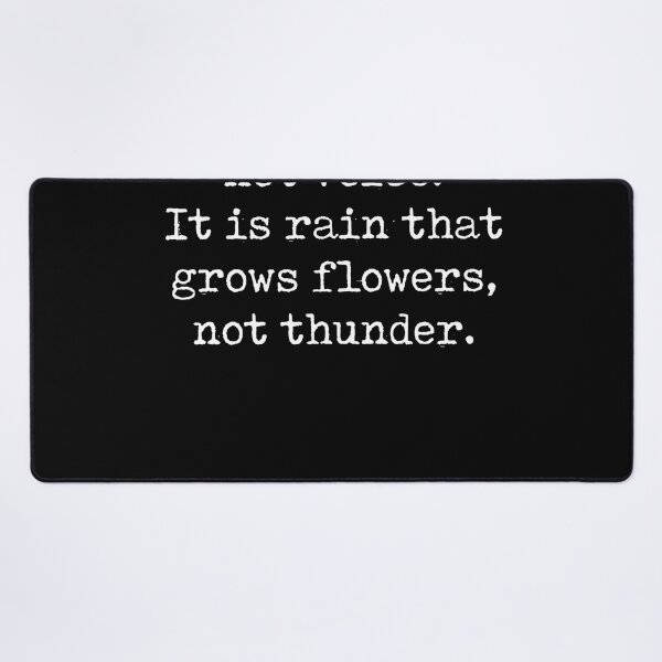 Item preview, Rumi Quote 07 - Raise your words, not voice - Typewriter Print - Black designed and sold by Studio Grafiikka.