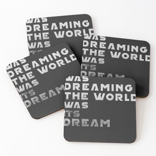 Item preview, The Mind was Dreaming, The World was its Dream - Jorge Luis Borges Quote - Typographic Print 03 designed and sold by Studio Grafiikka.