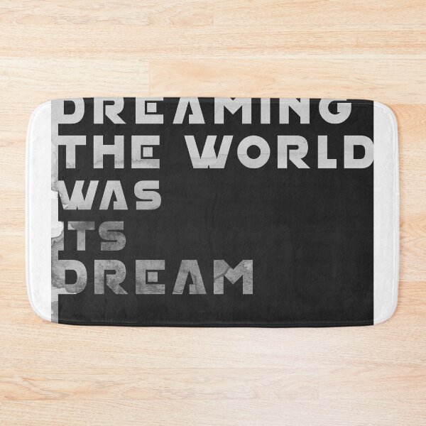 Item preview, The Mind was Dreaming, The World was its Dream - Jorge Luis Borges Quote - Typographic Print 03 designed and sold by Studio Grafiikka.