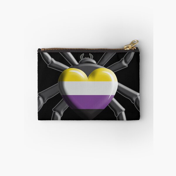 Item preview, Heartspider Non Binary Pride designed and sold by TheirChoice.