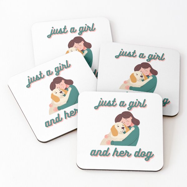 Item preview, Just a girl with her dog designed and sold by GamersLands.