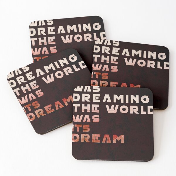 Item preview, The Mind was Dreaming, The World was its Dream - Jorge Luis Borges Quote - Typographic Print 04 designed and sold by Studio Grafiikka.