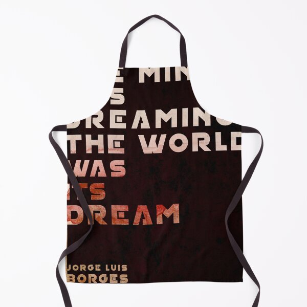 Item preview, The Mind was Dreaming, The World was its Dream - Jorge Luis Borges Quote - Typographic Print 04 designed and sold by Studio Grafiikka.