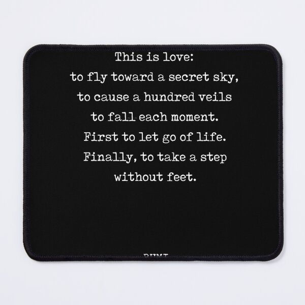Item preview, Rumi Quote 09 - This is love - Typewriter Print - Black designed and sold by Studio Grafiikka.