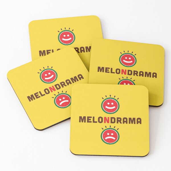 Item preview, The Best Summer Collection with Funny Melodrama Expression with Drama Faces in the Shape of Watermelon Vertical Composition designed and sold by Wiggly Lines.