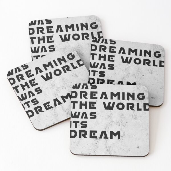 Item preview, The Mind was Dreaming, The World was its Dream - Jorge Luis Borges Quote - Typographic Print 02 designed and sold by Studio Grafiikka.