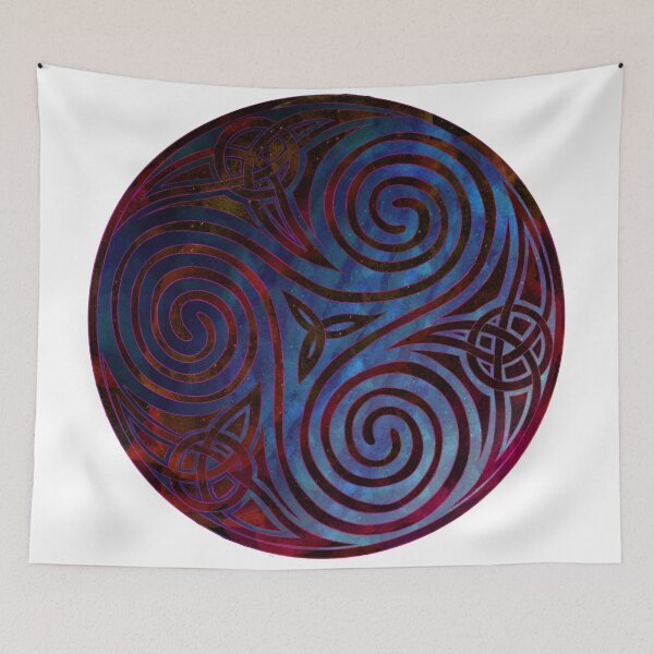Item preview, Celtic Knotwork Cosmic Triskellion 1 designed and sold by Donkjonk.