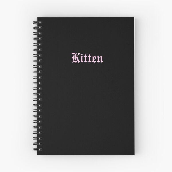 Item preview, Kitten Gothic Text Classic Rose Pink designed and sold by Ninjakandy.