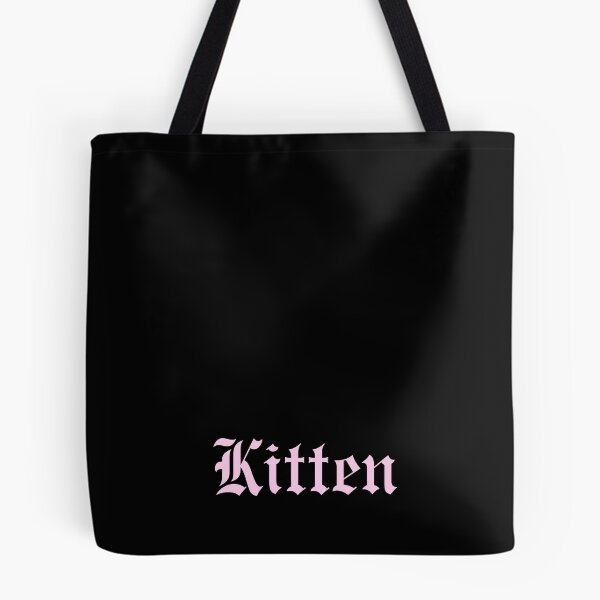 Item preview, Kitten Gothic Text Classic Rose Pink designed and sold by Ninjakandy.