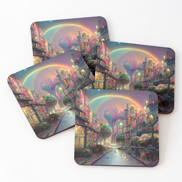 Item preview, rainbow city street designed and sold by Melissapatricia.