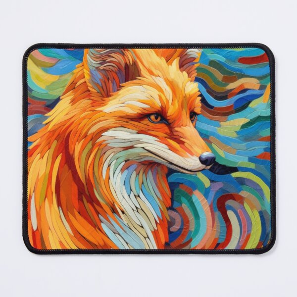 Item preview, Spectrum Fox: Radiant Op Art Red Fox Design designed and sold by SayWhatJAY.