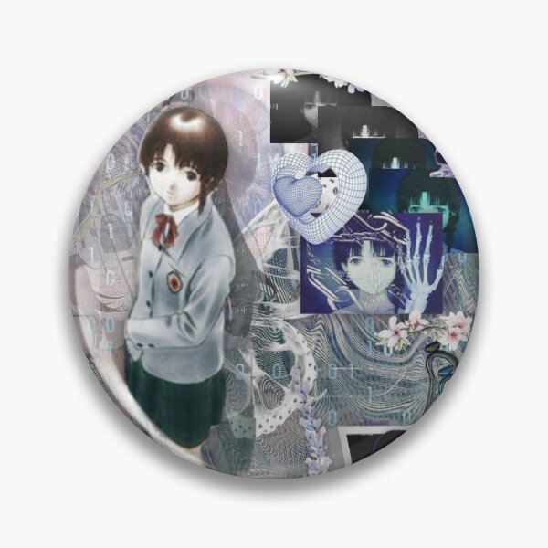 Item preview, Serial Experiments Lain Cybercore Aesthetic Collage designed and sold by MerikuroCreates.