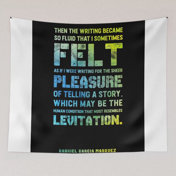 Item preview, Gabriel Garcia Marquez - Quote on Writing - Typographic Print 03 designed and sold by Studio Grafiikka.