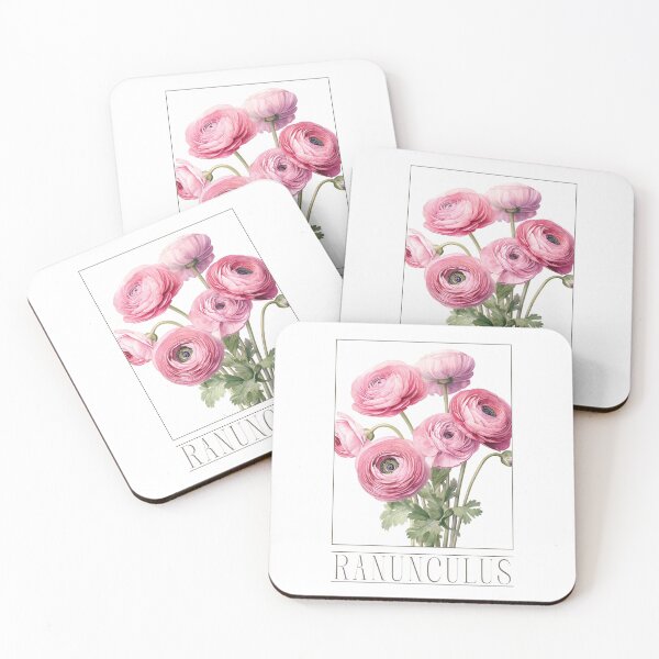 Item preview, "Ranunculus" 9/12 set - Floral Themed Postcard / Greeting Card designed and sold by Iamglitchy.