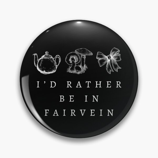 Item preview, I’d Rather Be in Fairvein- White Lettering designed and sold by MonroeAWildrose.
