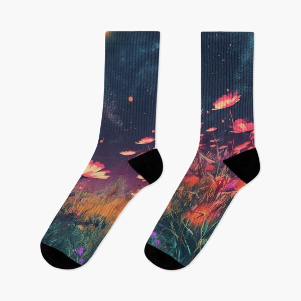 Item preview, Enchanted Wild Flowers in the Moonlight Cool Mesmerizing designed and sold by BrandonArtWorld.