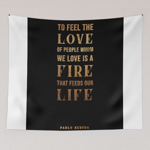 Item preview, Pablo Neruda - Quote on Love - Typographic Print designed and sold by Studio Grafiikka.