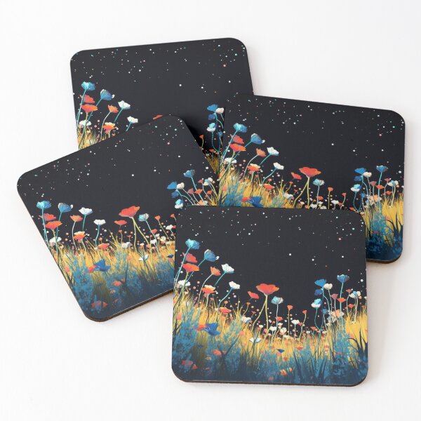Item preview, Enchanted Wild Flowers in the Moonlight Cool Mesmerizing designed and sold by BrandonArtWorld.