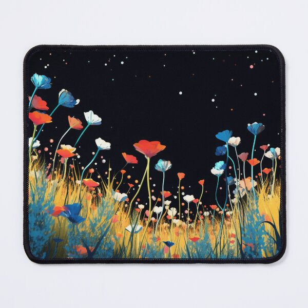 Item preview, Enchanted Wild Flowers in the Moonlight Cool Mesmerizing designed and sold by BrandonArtWorld.