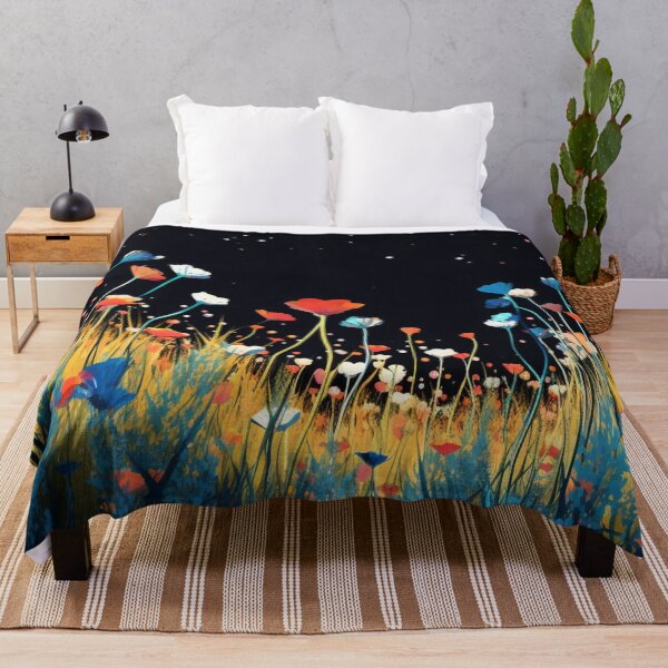 Item preview, Enchanted Wild Flowers in the Moonlight Cool Mesmerizing designed and sold by BrandonArtWorld.