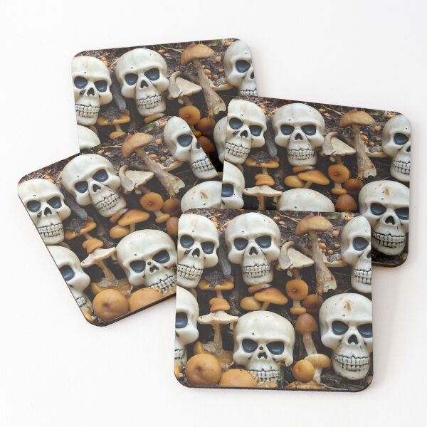 Item preview, Forest Echoes: Skulls and Mushrooms designed and sold by Dreadfools.