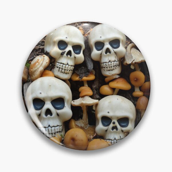 Item preview, Forest Echoes: Skulls and Mushrooms designed and sold by Dreadfools.