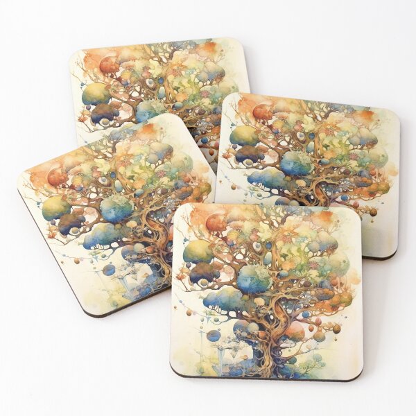 Item preview, Travana - Árbol en acuarela (2/4) designed and sold by sabantha.