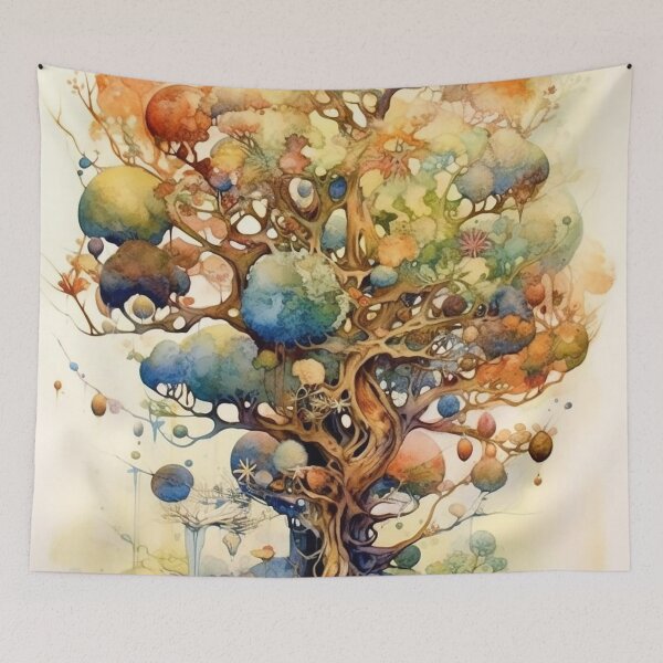 Item preview, Travana - Árbol en acuarela (2/4) designed and sold by sabantha.