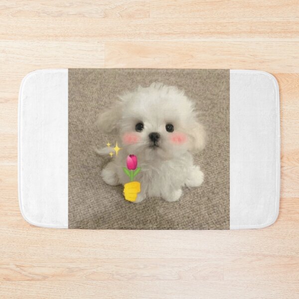 Item preview, Dog with flower designed and sold by Moon-lightfight.