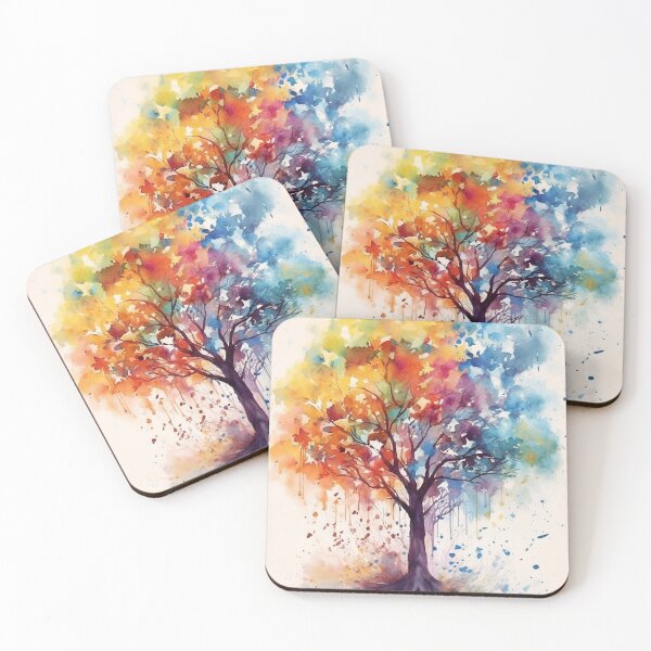 Item preview, Travana - Árbol en acuarela (3/4) designed and sold by sabantha.