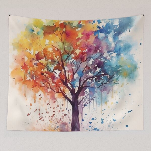 Item preview, Travana - Árbol en acuarela (3/4) designed and sold by sabantha.