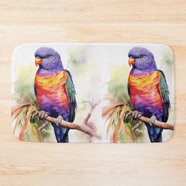 Item preview, Rainbow Lorikeet, Watercolour art designed and sold by DigitalDugong.