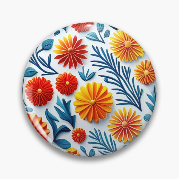 Item preview, Unfold the Beauty: Explore 3D Kirigami Flower Art Seamless Vector Flowers Pattern - Premium Design designed and sold by Jisoo Flowers.