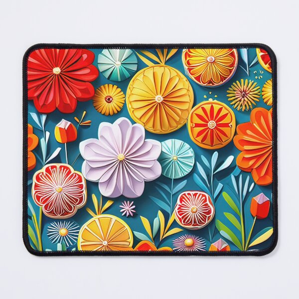 Item preview, Immerse in Floral Splendor: Top-rated 3D Kirigami Designs Seamless Vector Flowers Pattern - Premium Design designed and sold by Jisoo Flowers.