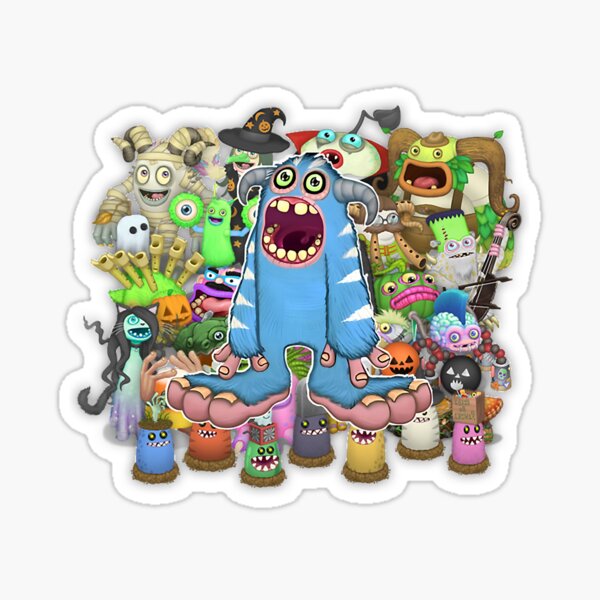 my singing monsters wubbox Sticker for Sale by FROMmetoyou1