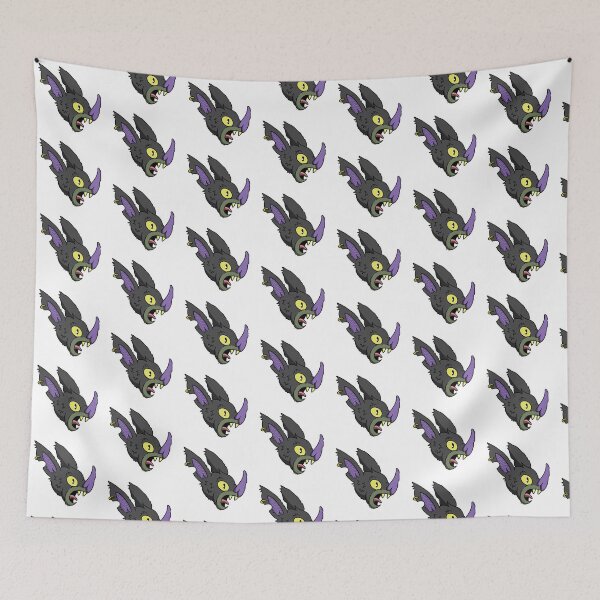Item preview, Cartoon Punk Vampire Bat Art Design designed and sold by BambinosDeli.